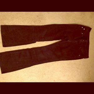 Black pair of corduroy jeans from London Jean